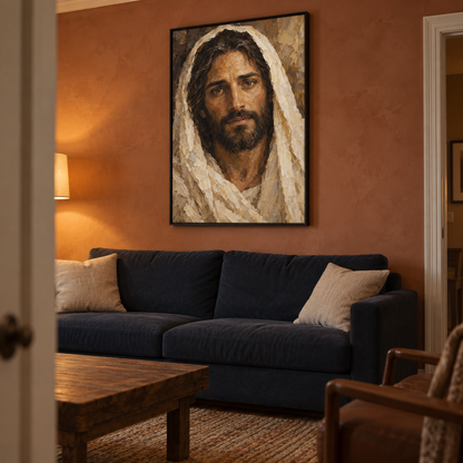 In His Presence · Room view · Black frame