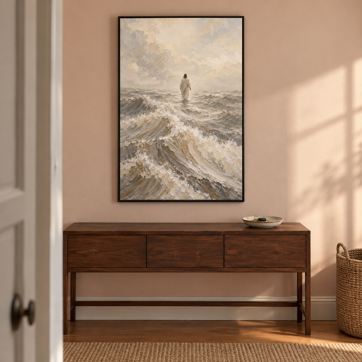 Above the Waves · Room view · Black frame