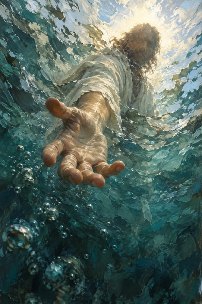 Reaching Through the Water · Artwork detail
